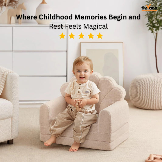 Tivvano™ -  2 in 1 Soft Toddler Couch