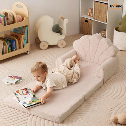 Tivvano™ -  2 in 1 Soft Toddler Couch