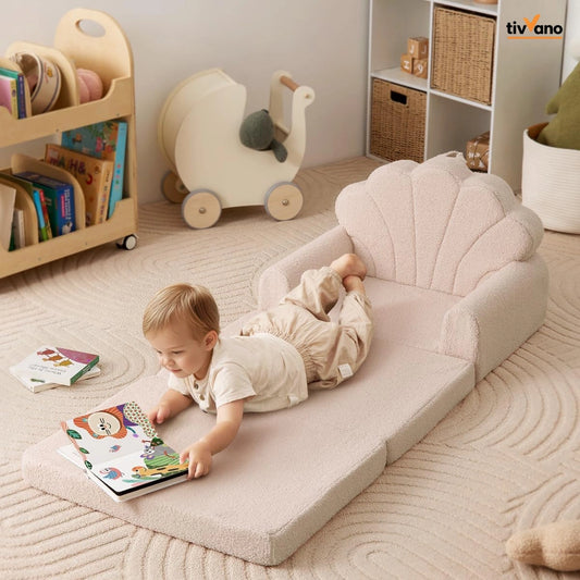 Tivvano™ -  2 in 1 Soft Toddler Couch