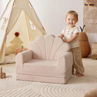 Tivvano™ -  2 in 1 Soft Toddler Couch