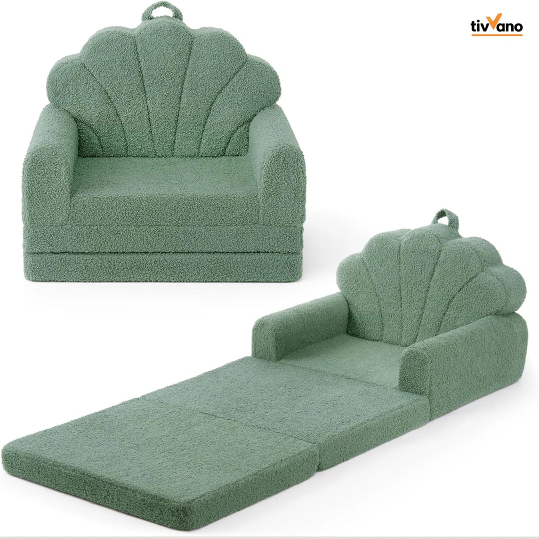 Tivvano™ -  2 in 1 Soft Toddler Couch