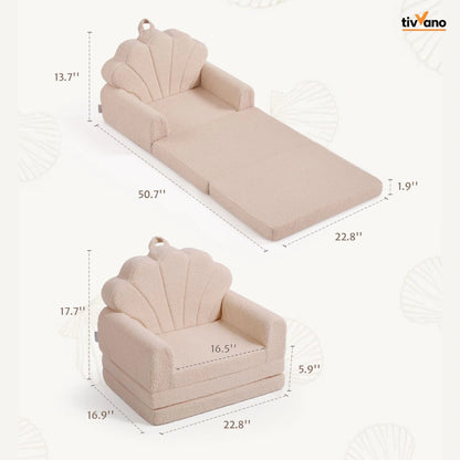 Tivvano™ -  2 in 1 Soft Toddler Couch